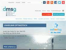 Tablet Screenshot of dmsg.de